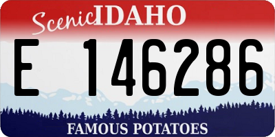 ID license plate E146286