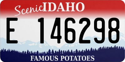 ID license plate E146298
