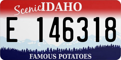 ID license plate E146318
