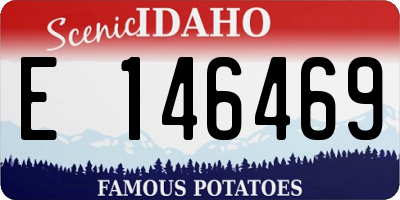 ID license plate E146469