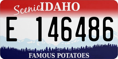 ID license plate E146486