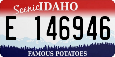ID license plate E146946