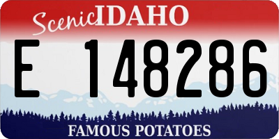 ID license plate E148286