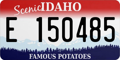 ID license plate E150485