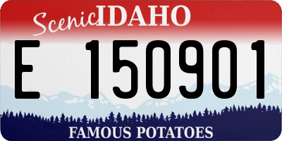 ID license plate E150901