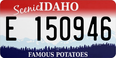 ID license plate E150946
