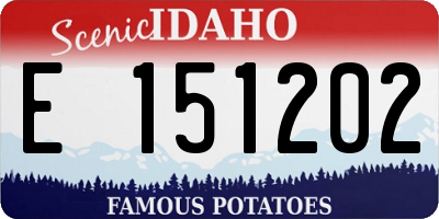 ID license plate E151202