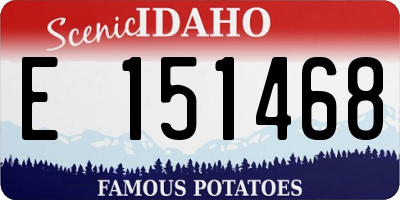 ID license plate E151468