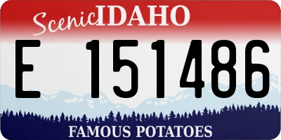 ID license plate E151486