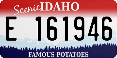 ID license plate E161946