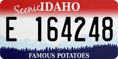 ID license plate E164248