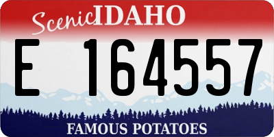 ID license plate E164557