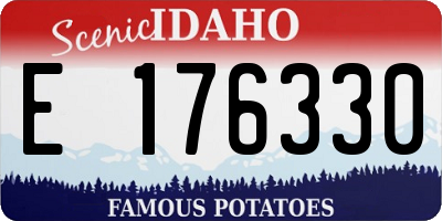 ID license plate E176330