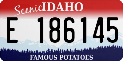 ID license plate E186145