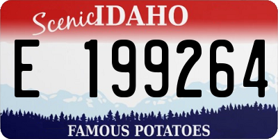 ID license plate E199264