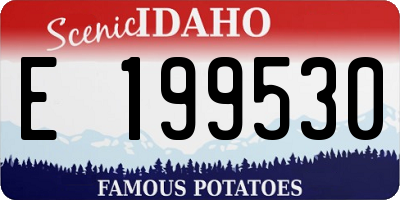 ID license plate E199530