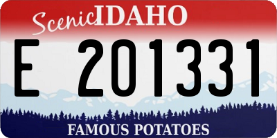 ID license plate E201331