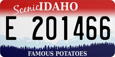ID license plate E201466
