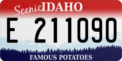 ID license plate E211090