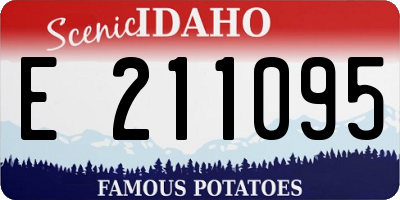ID license plate E211095