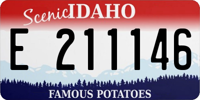 ID license plate E211146