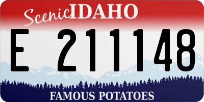 ID license plate E211148