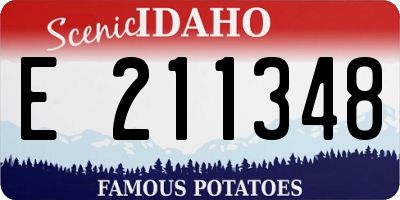 ID license plate E211348