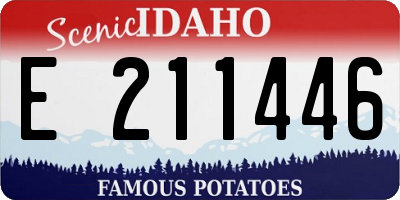 ID license plate E211446
