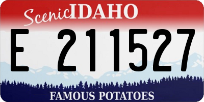 ID license plate E211527