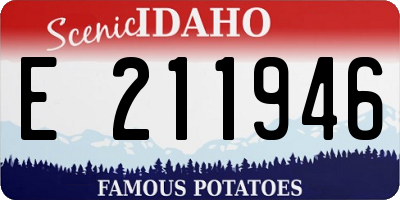 ID license plate E211946