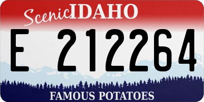 ID license plate E212264
