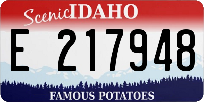 ID license plate E217948