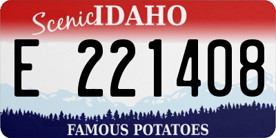 ID license plate E221408