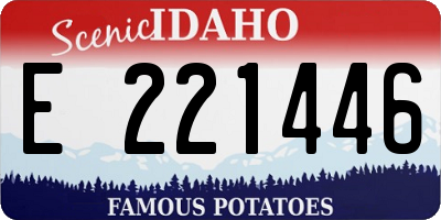 ID license plate E221446