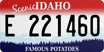 ID license plate E221460