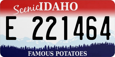ID license plate E221464