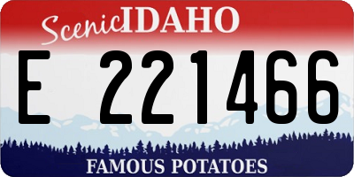 ID license plate E221466