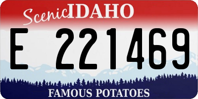 ID license plate E221469