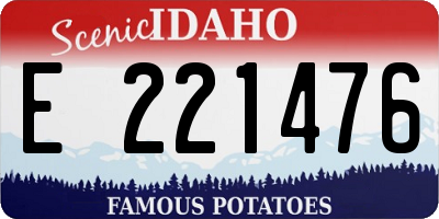 ID license plate E221476