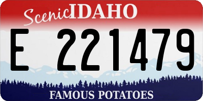 ID license plate E221479