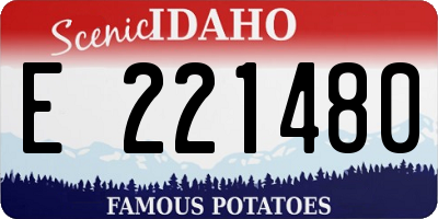 ID license plate E221480