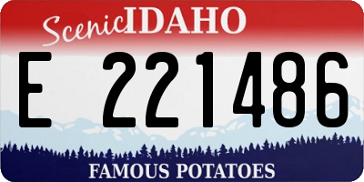 ID license plate E221486