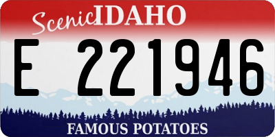 ID license plate E221946