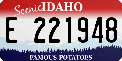 ID license plate E221948