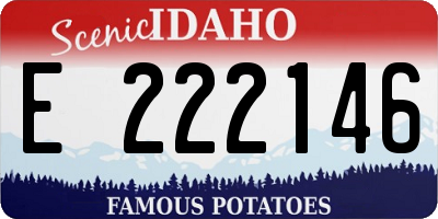 ID license plate E222146