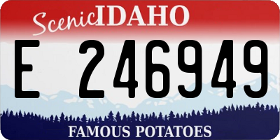 ID license plate E246949