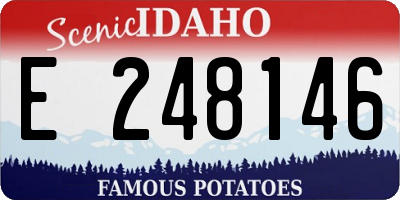 ID license plate E248146