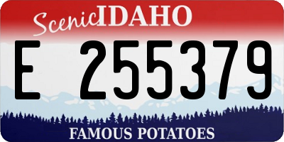 ID license plate E255379