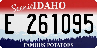 ID license plate E261095