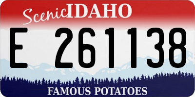 ID license plate E261138